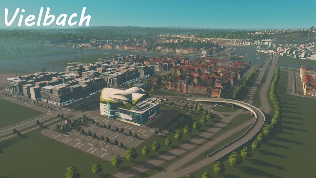 Modern City Center & Downtown Radio - Cities Skylines: Vielbach #13