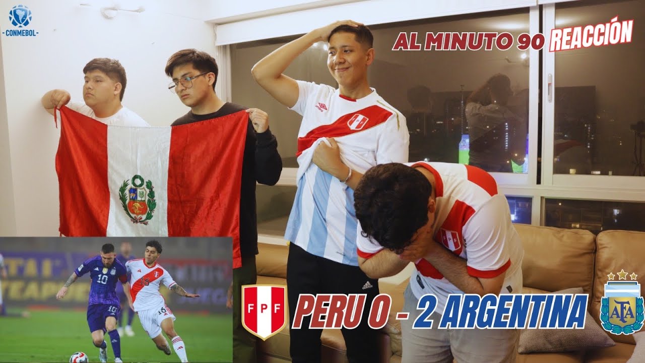 ¡SOMOS UN DESASTRE! | PERÚ VS ARGENTINA (0-2) | Reacción de Alminuto90 #futbol #reaccion #peru