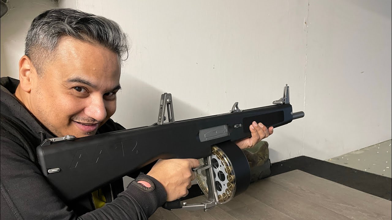 Tokyo Marui AA-12 Automatic Electric Shotgun 6mm - Part 2 - Testing this awesome TM shotgun