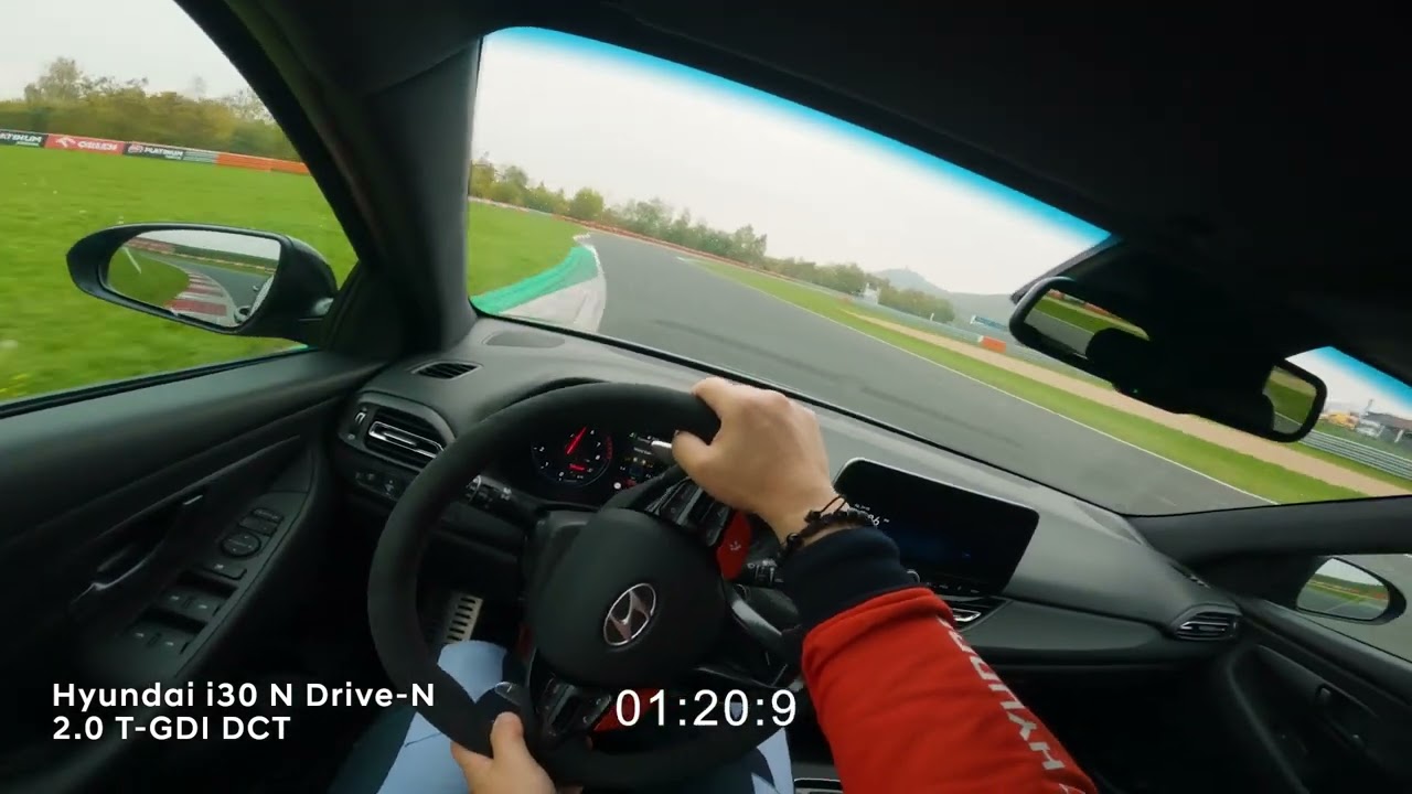 Hyundai i30 N Drive-N (N DCT) onboard Autodrom Most - Hyundai N-Day CZ