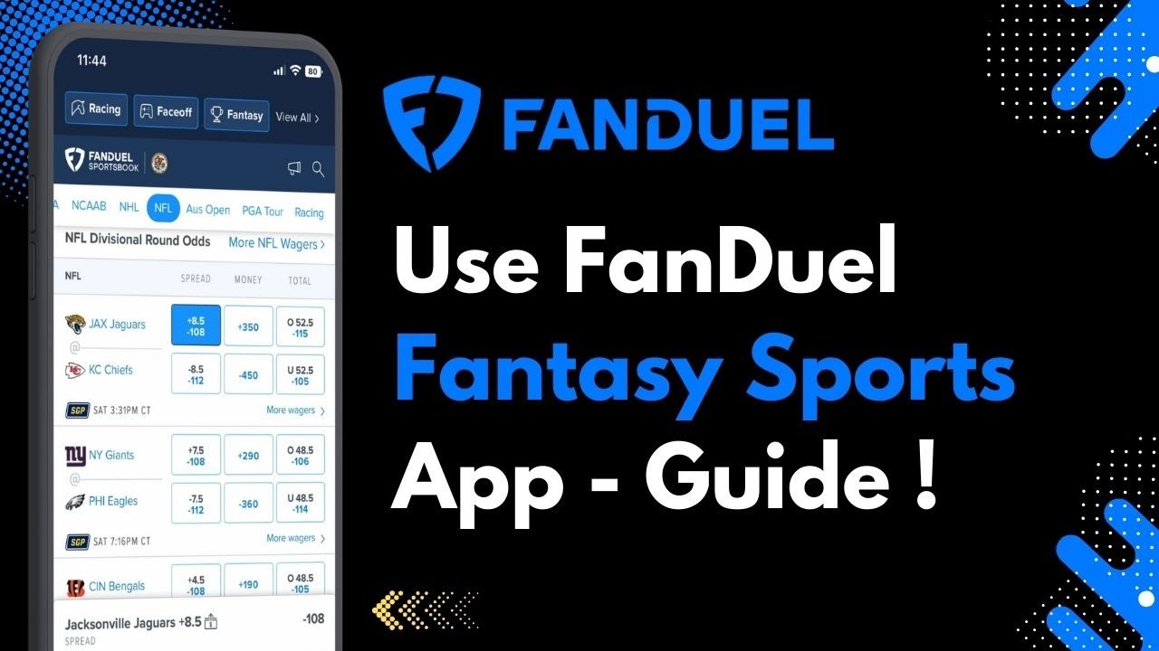 How to Use the FanDuel Fantasy Sports App !