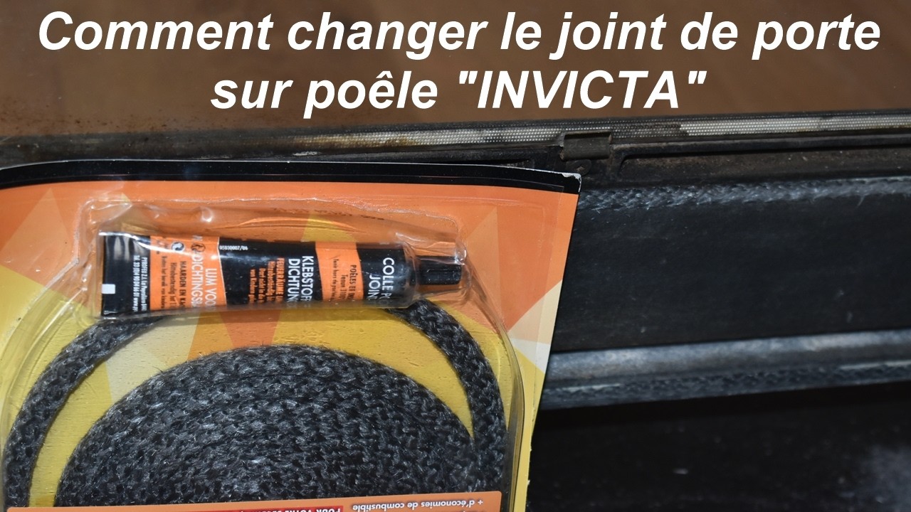Comment remplacer le joint de porte d'un poêle à bois 