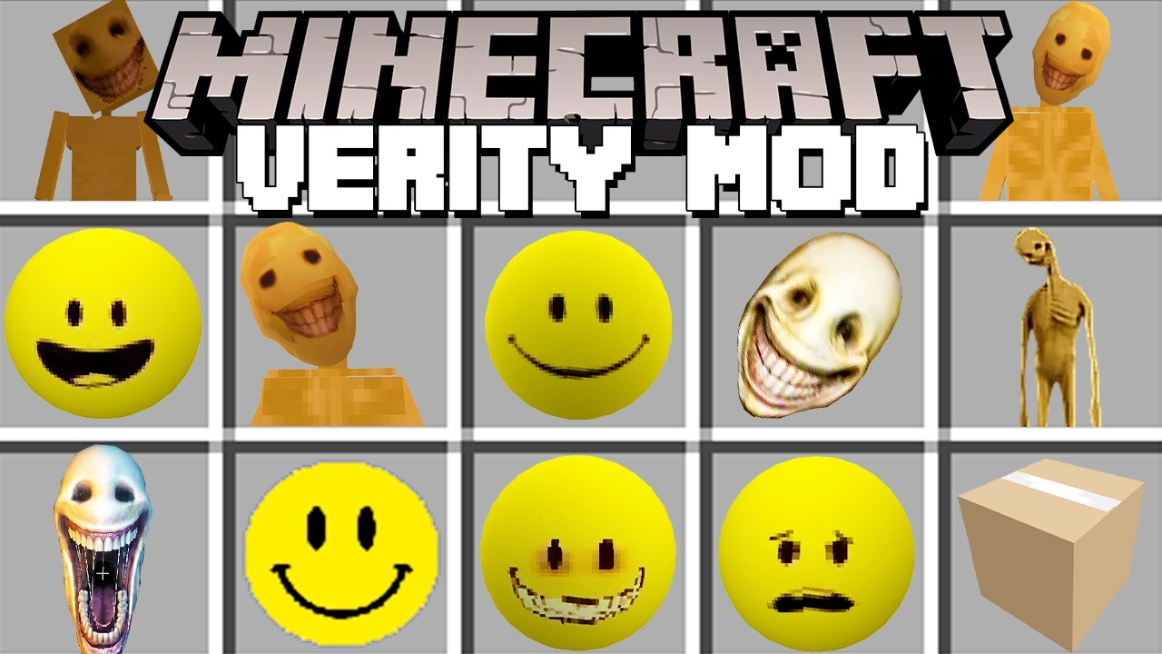 Minecraft VERITY MOD / SCARY VERITY HORROR MOD! (Minecraft Mods)