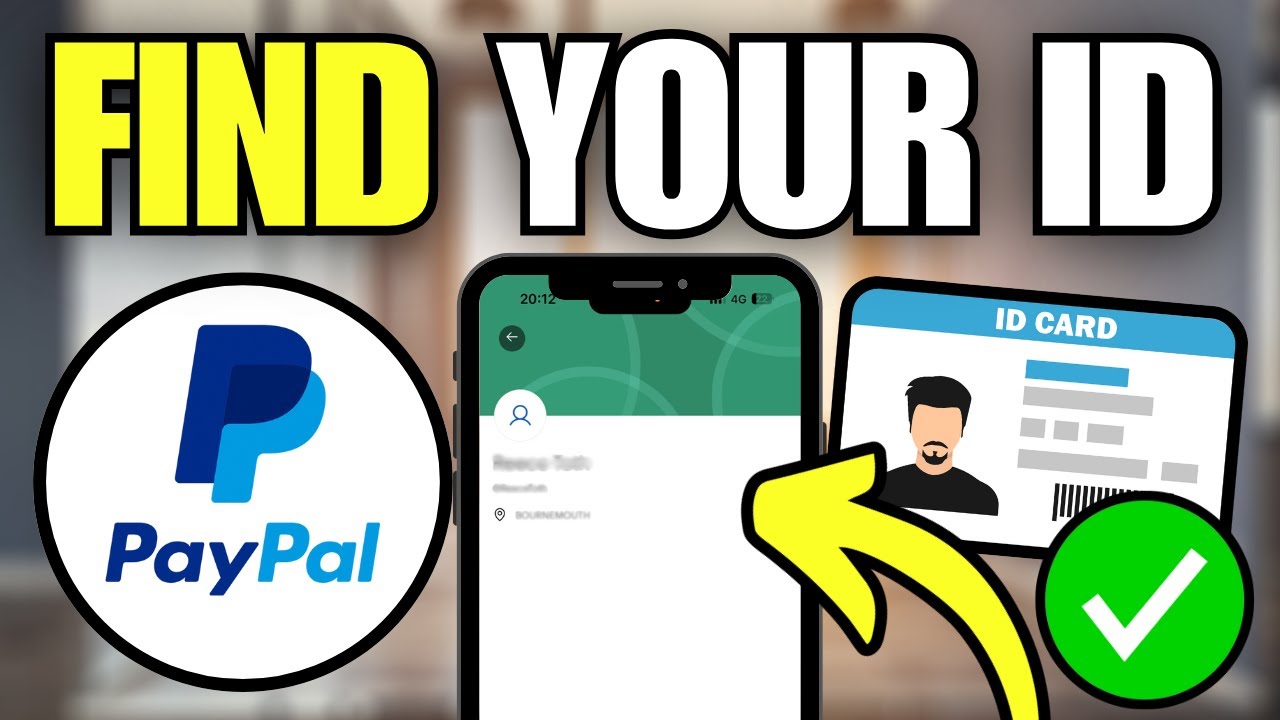 How To Find PayPal Account ID on App (Share Link)