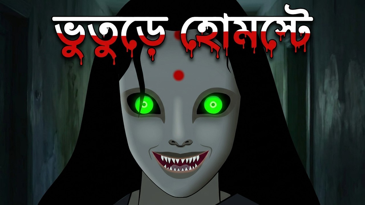ভুতুড়ে হোমস্টে । Haunted Homestay | Bhuter Cartoon | গ্রাম বাংলার ভয়ঙ্কর  ভূতের গল্প | Bhuter Golpo