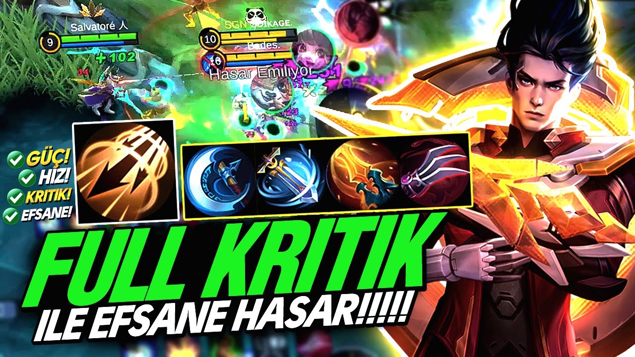 TANKI BİLE SANİYESİNDE ERİTEN KRİTİK BUİLD NATAN !! BEN BÖYLE BİR HASAR GÖRMEDİM !! | MOBİLE LEGENDS