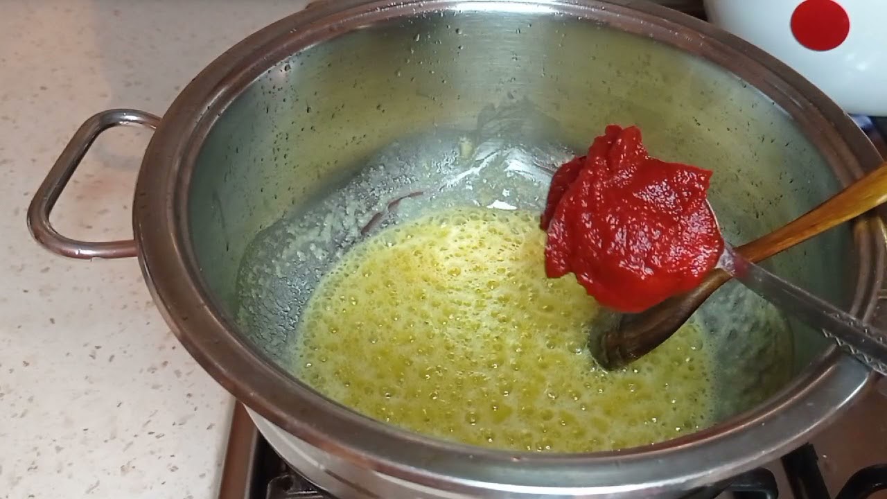 Pamidor şorbası (közləmə üsulu ilə)