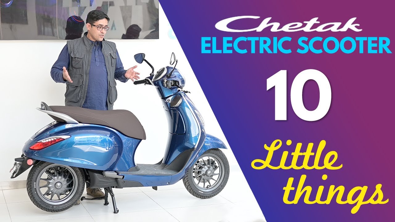 Bajaj Chetak Electric Scooter - 10 Little Things | हिंदी