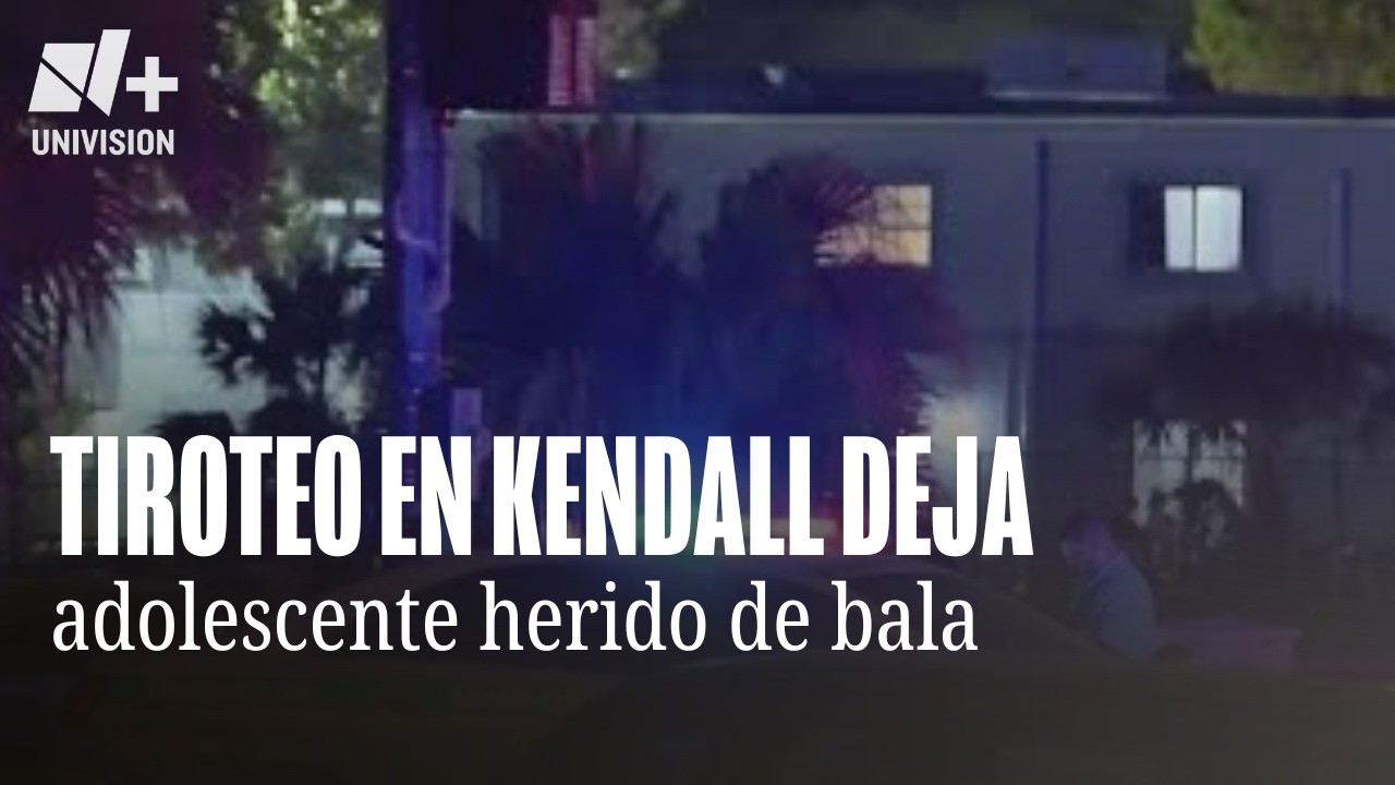 Investigan tiroteo en Kendall que dejó a un adolescente herido de bala