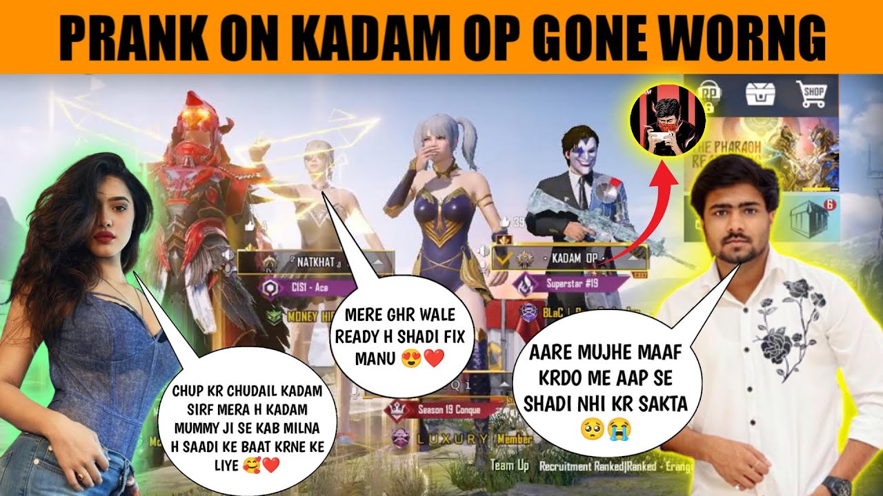 OMG !! Kadam OP Got Prank By 2 Cute Girls | Shadi Fix 😂 | Prank Gone Wrong 😱 @Kadam OP