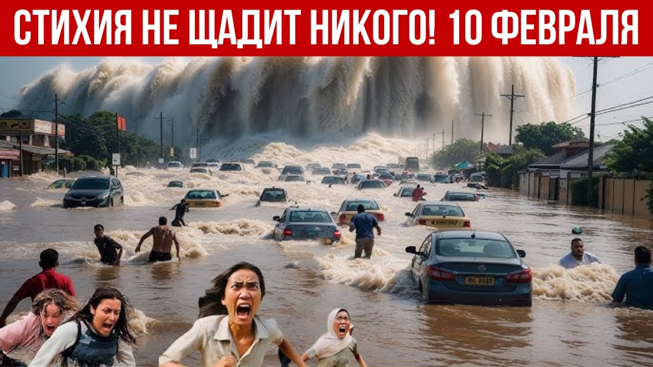 Новости Сегодня 10.02.2026 - Катаклизмы сегодня, ЧП, События дня | США Китай Россия Индия Европа