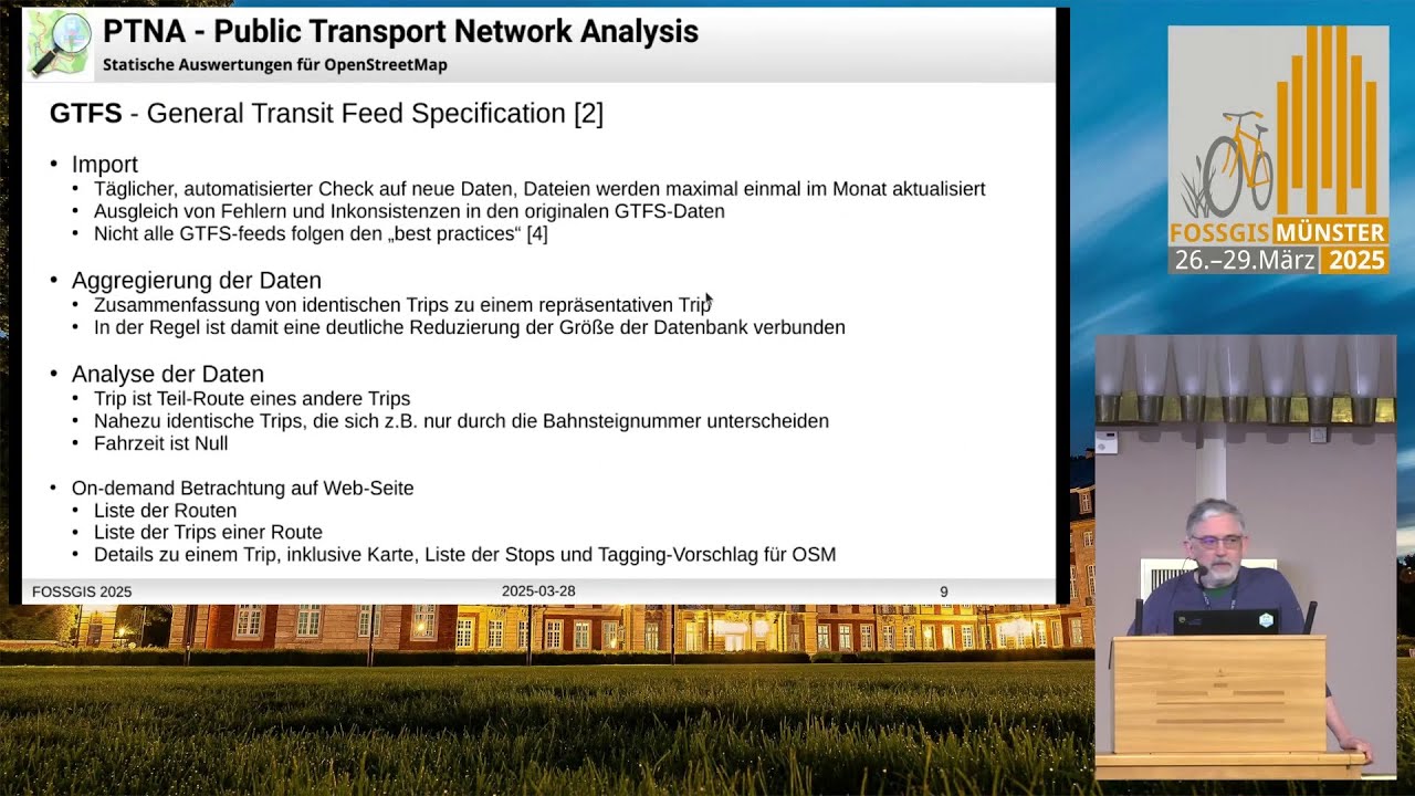 FOSSGIS 2025 PTNA: Qualitätssicherung für ÖPNV-Linien in OpenStreetMap