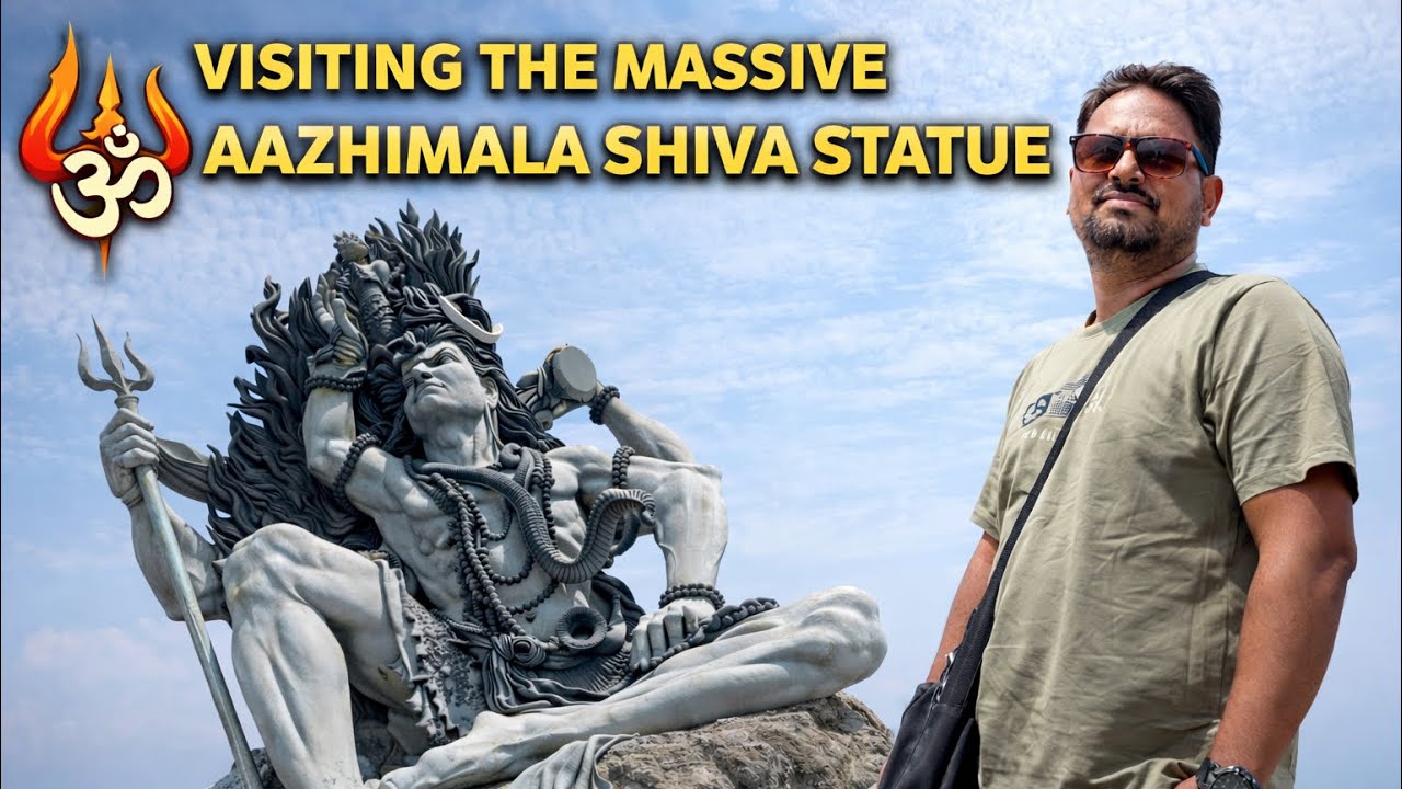 Visit Aazhimala#The big statue lord Shiva#rameshwaram Yatra# 