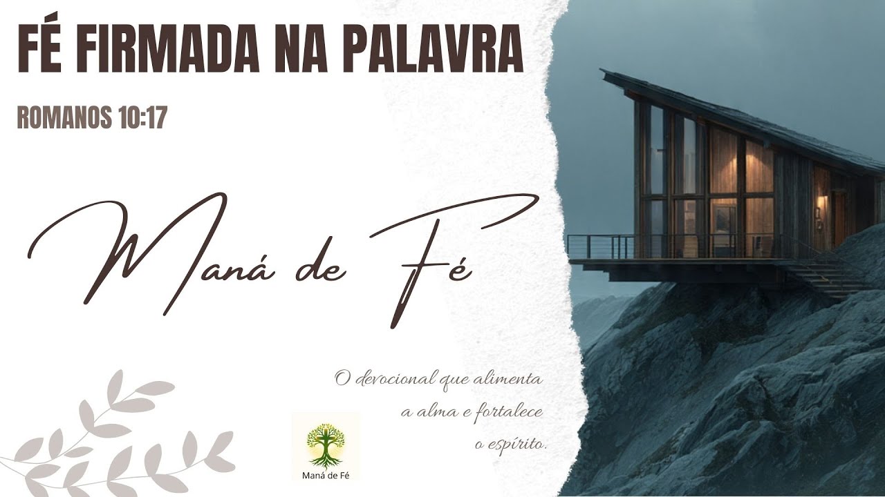 Como Fortalecer Sua Fé Pela Palavra de Deus | Maná de Fé #034/26 | Romanos 10:17