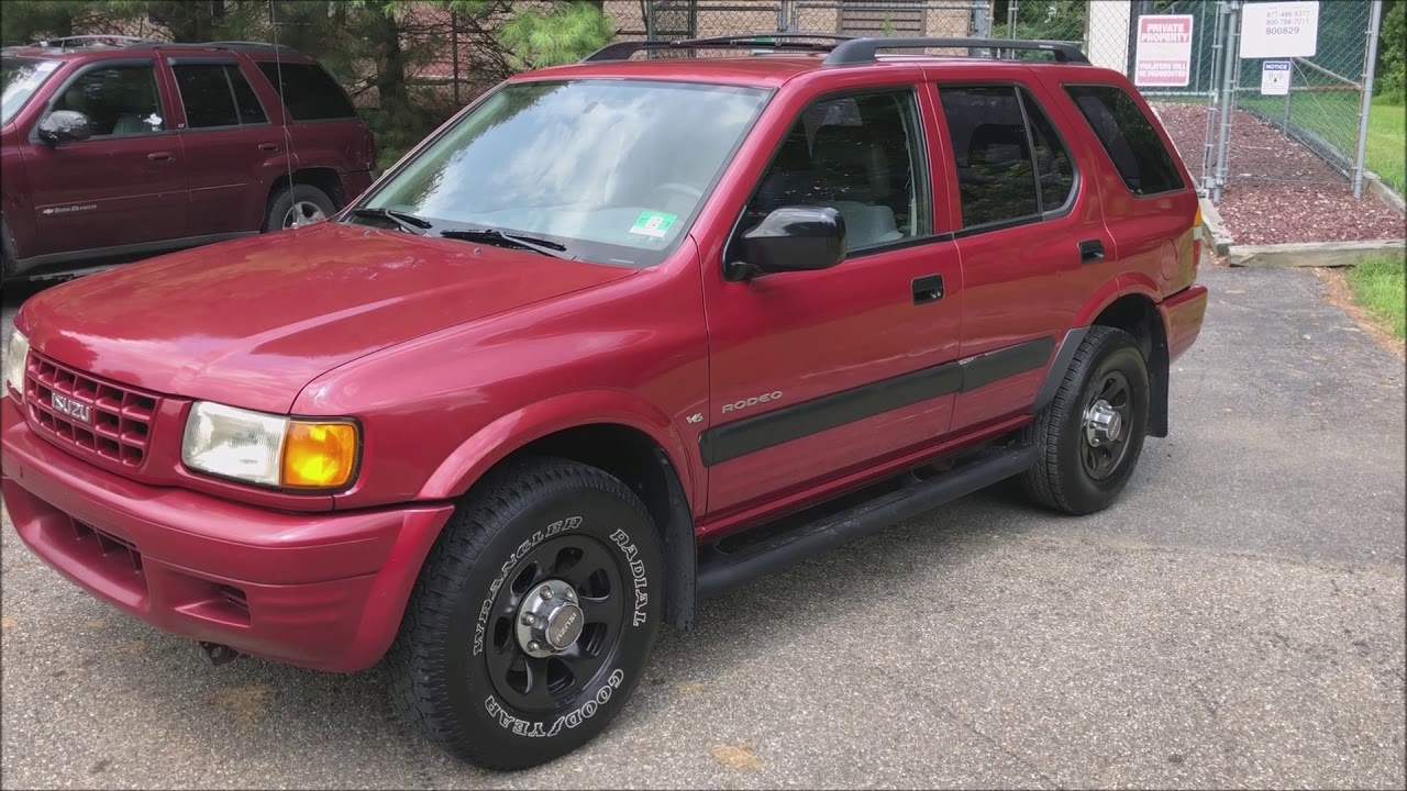 1998 Isuzu Rodeo 5 spd 4x4 Red for sale