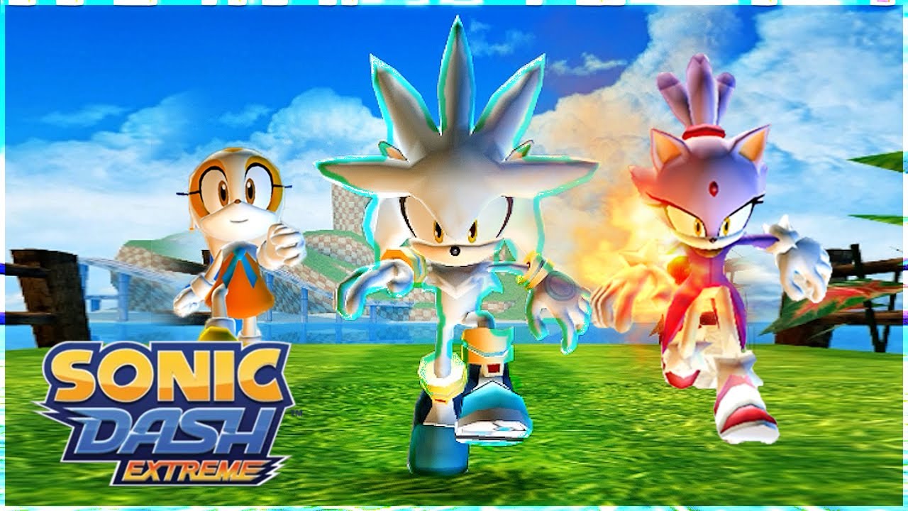 Sonic Dash Extreme Version 2 | Silver, Blaze & Cream VS Eggman
