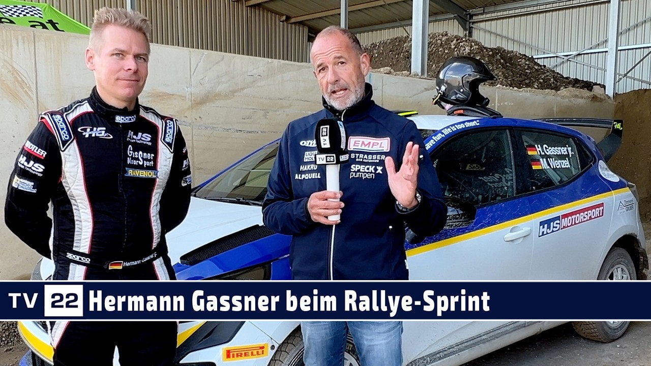 MOTOR TV22: Hermann Gassner mit seinem Renault Clio Rally 3 beim Schotter Rallye-Sprint 2024