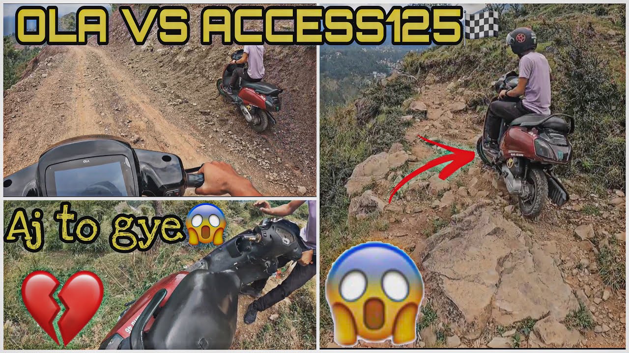 OLA S1 PRO VS ACCESS125 OFF-ROAD RIDING 🏁 || #offroad #goprohero9
