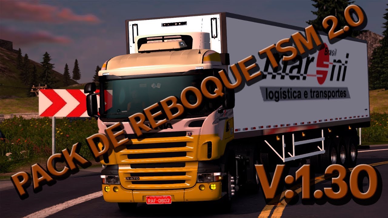PACK DE REBOQUE BRASILEIRO PARA ETS 2 / VERS&Atilde;O 2.0