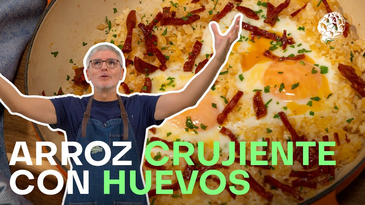 Arroz crujiente con huevos, la receta de aprovechamiento con tres ingredientes | EL COMIDISTA