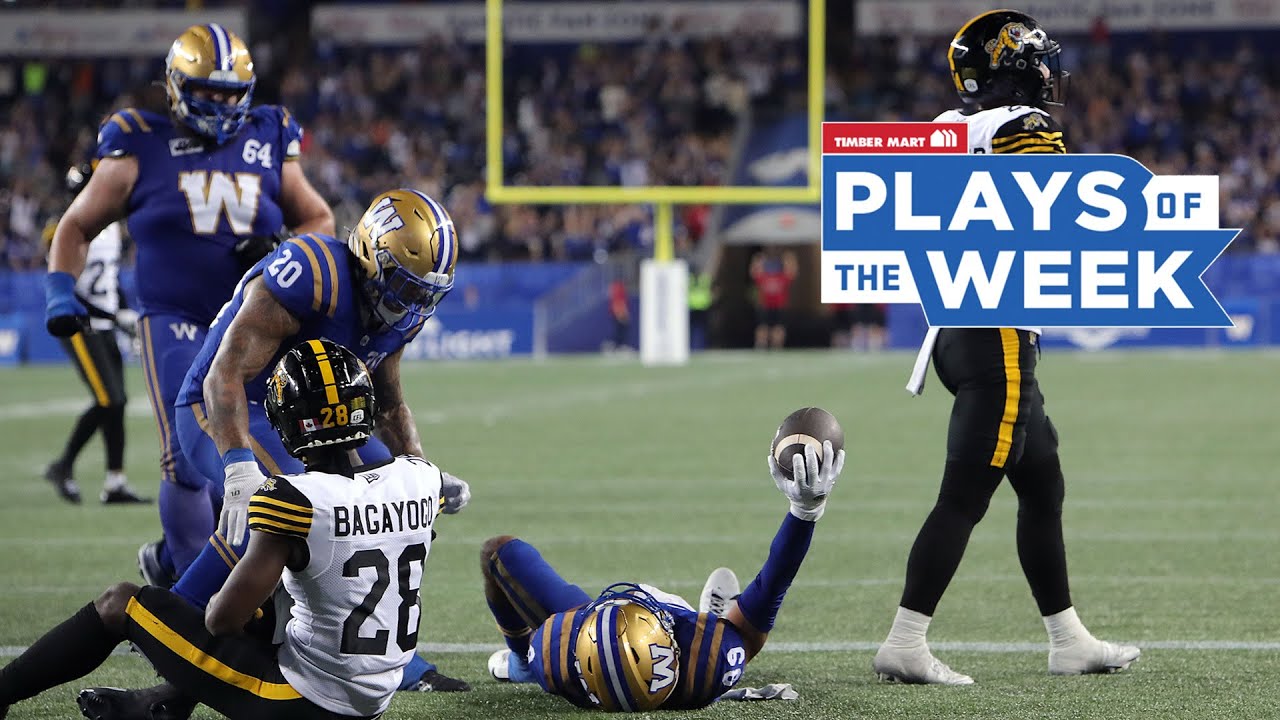 CFL Plays of the Week - Week 12, 2024