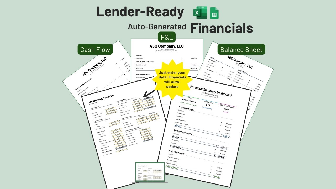 Automated Financial Statements for Small Businesses