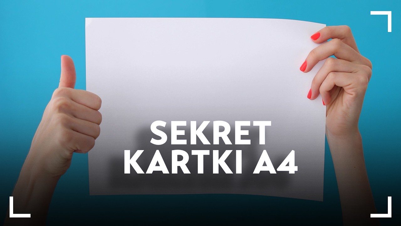 Kartka A4 to matematyczny geniusz. Jaki sekret skrywa?