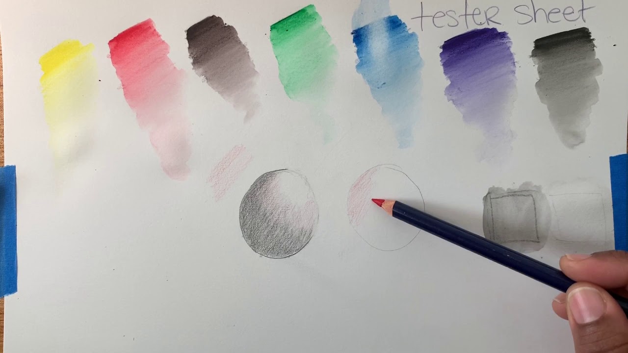 How to use Derwent Inktense Pencils