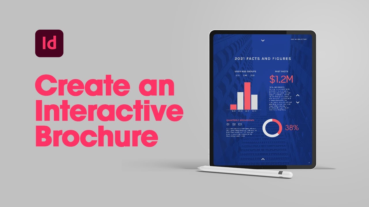 Узнайте, как создать интерактивную брошюру в Adobe InDesign