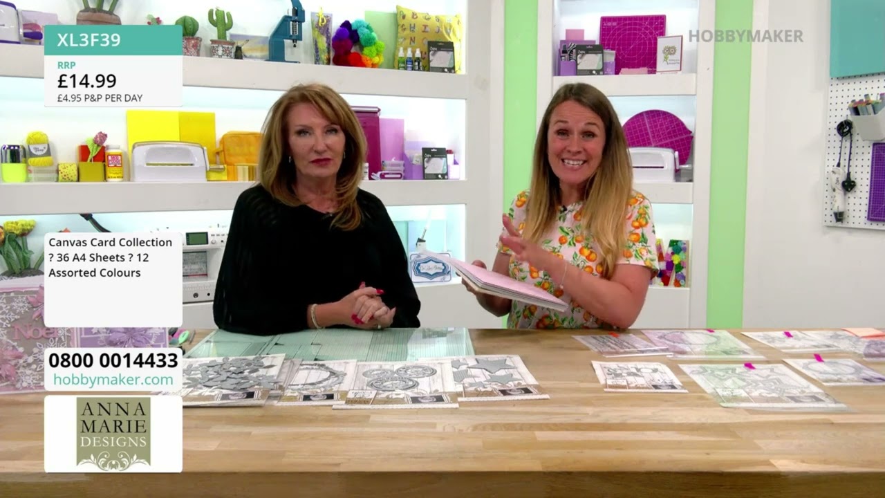 Hobby Maker TV Show - 9th August @ 7pm with Dawn #christmas #christmasdies #diecutting