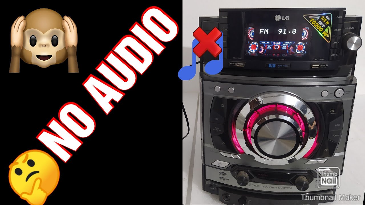 CM8440  LG ENCIENDE PERO SIN AUDIO DIAGNÓSTICO