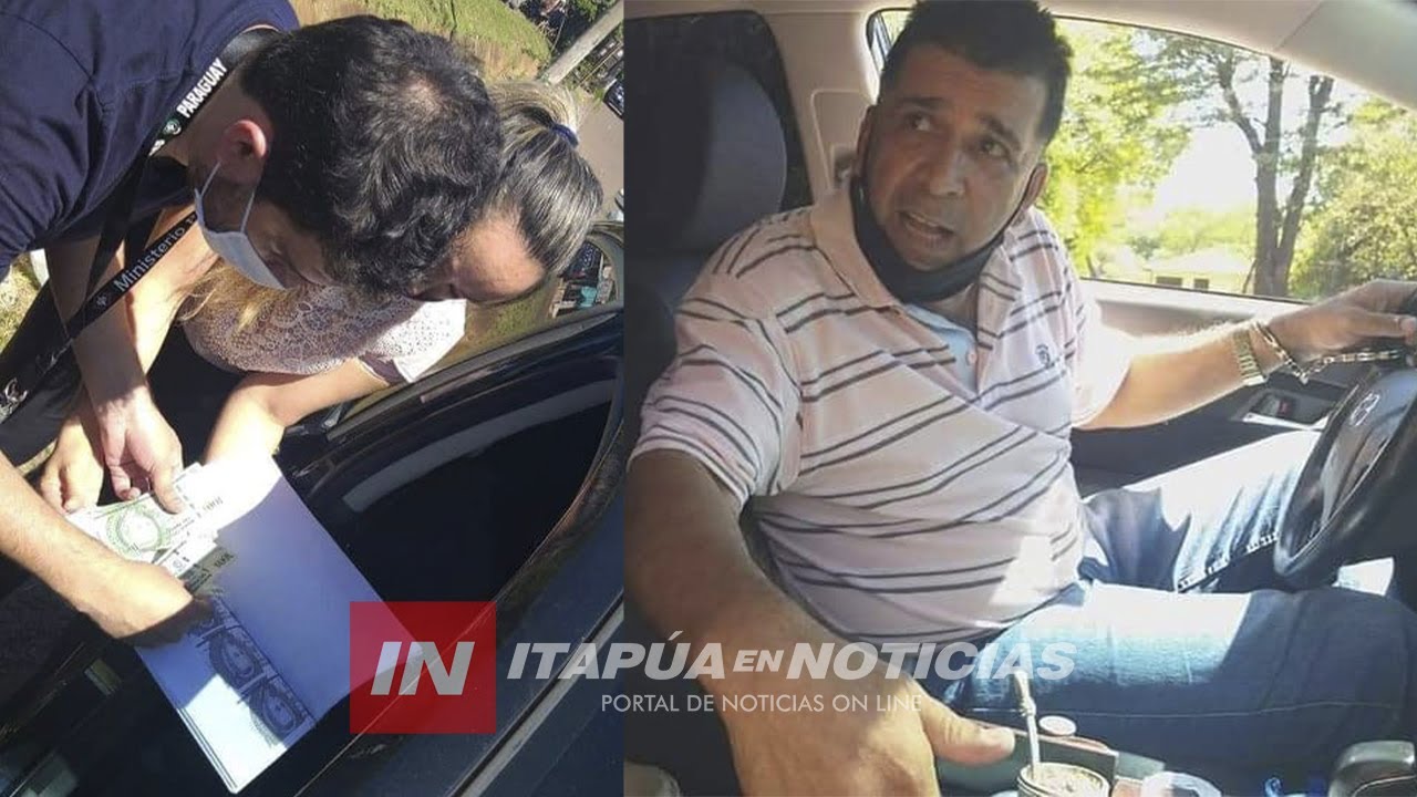 DETIENEN A FUNCIONARIO MUNICIPAL DE ENCARNACIÓN POR COHECHO PASIVO