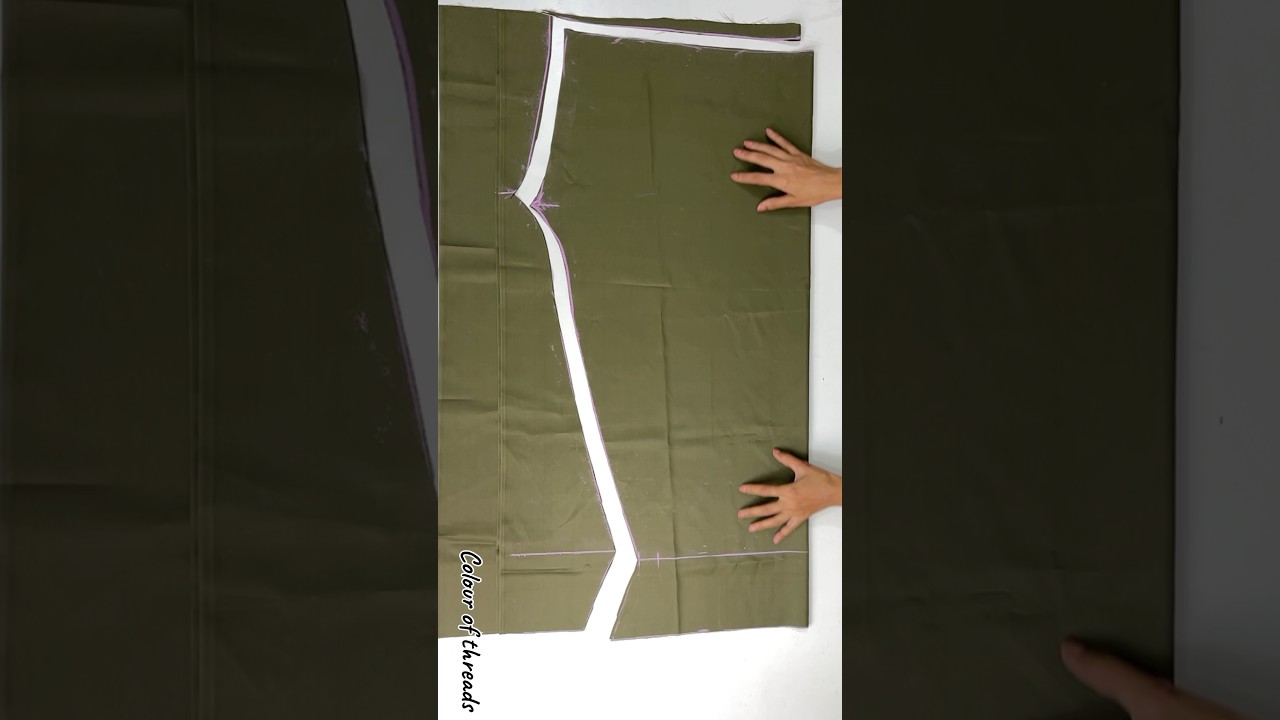 Farshi salwar cutting & stitching #fashion #farshishalwar #diy