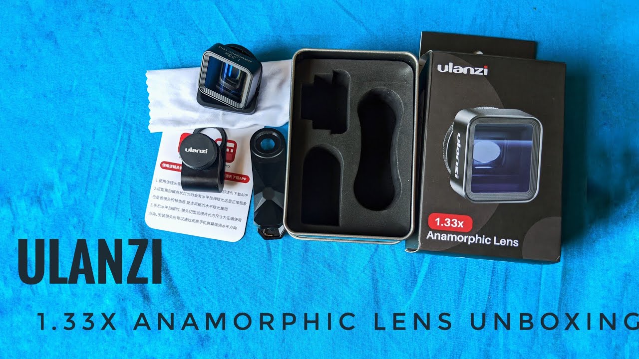 ulanzi anamorphic lens unboxing.