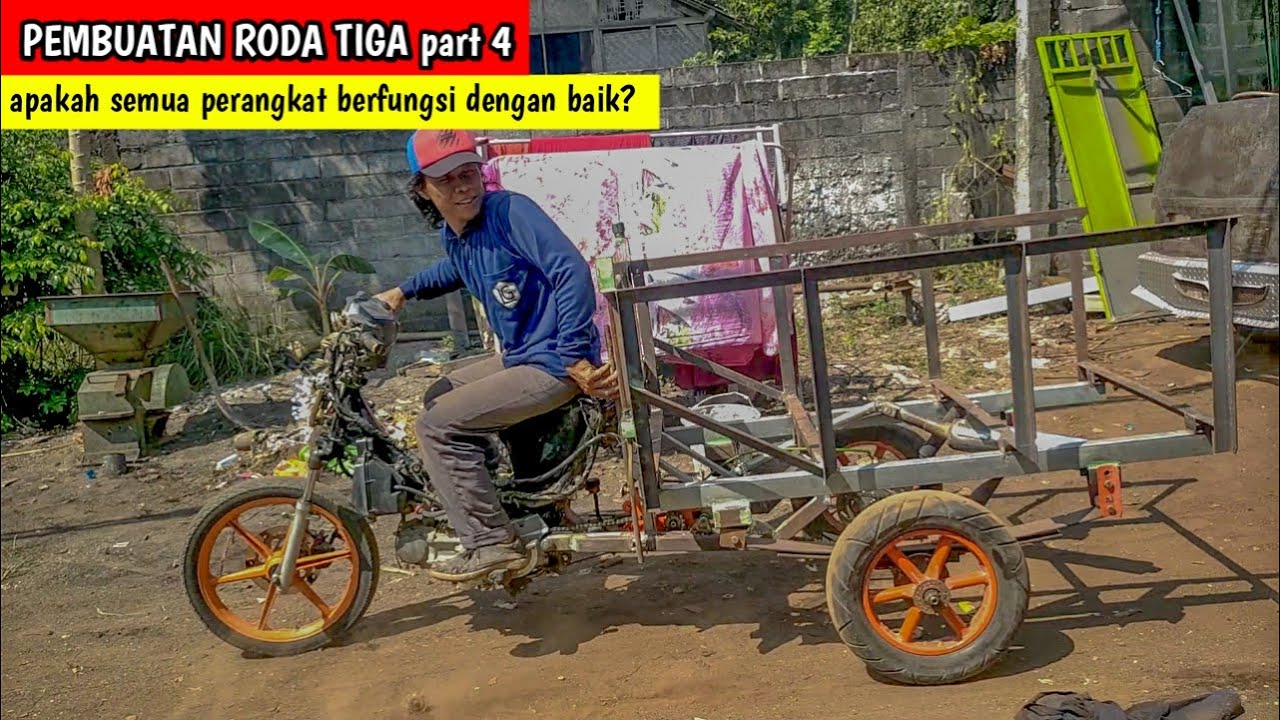 Merakit Roda Tiga #4 || Saatnya Test Drive RODA TIGA