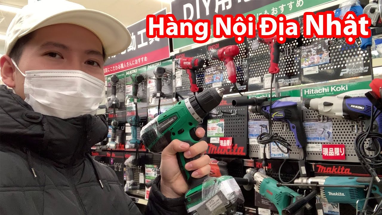 Máy Khoan Pin Tại Siêu Thị Nhật Bản | Cuộc Sống Ở Nhật | QuanJP
