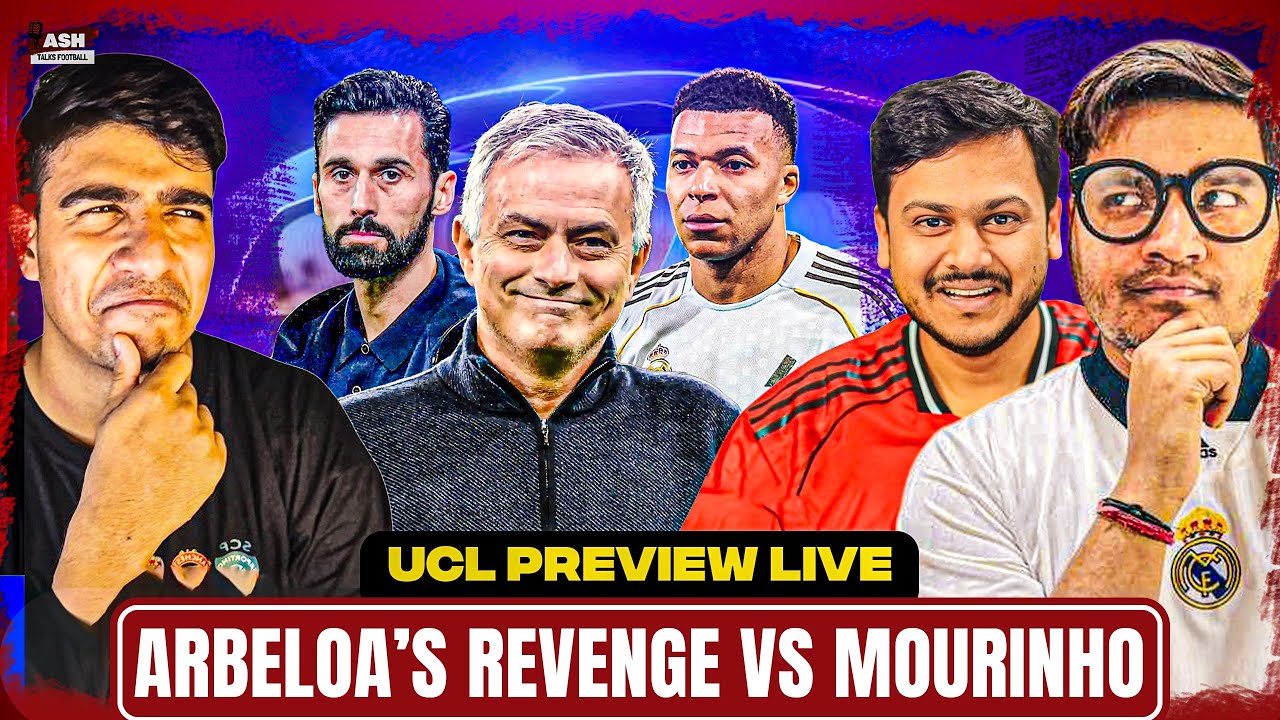 Real Madrid vs Benfica UCL PREVIEW | Arbeloa vs Mourinho @watchfootballunfiltered @hansontheball