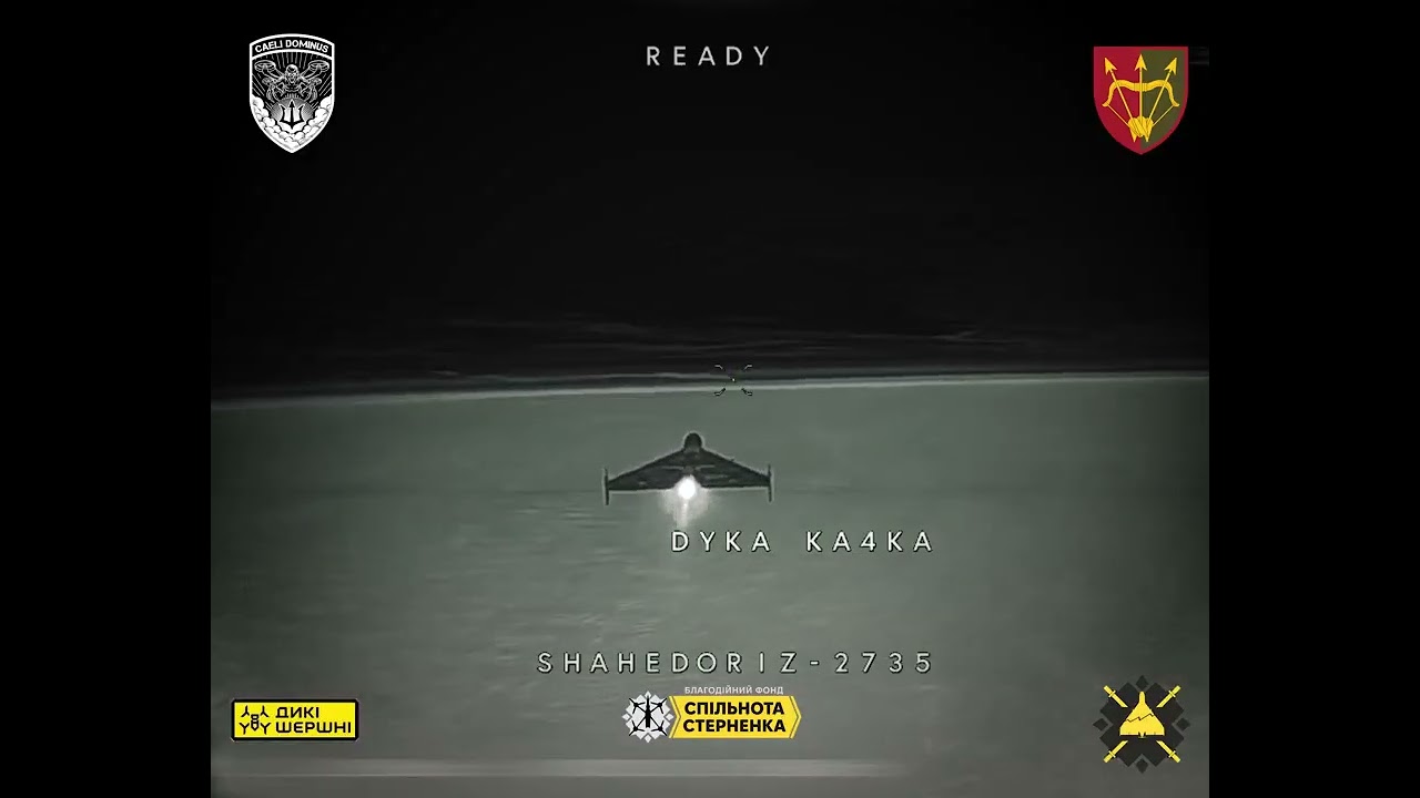 Interceptions of two jet-powered Shahed kamikaze drones by the STING interceptor #ukrainewar #drone