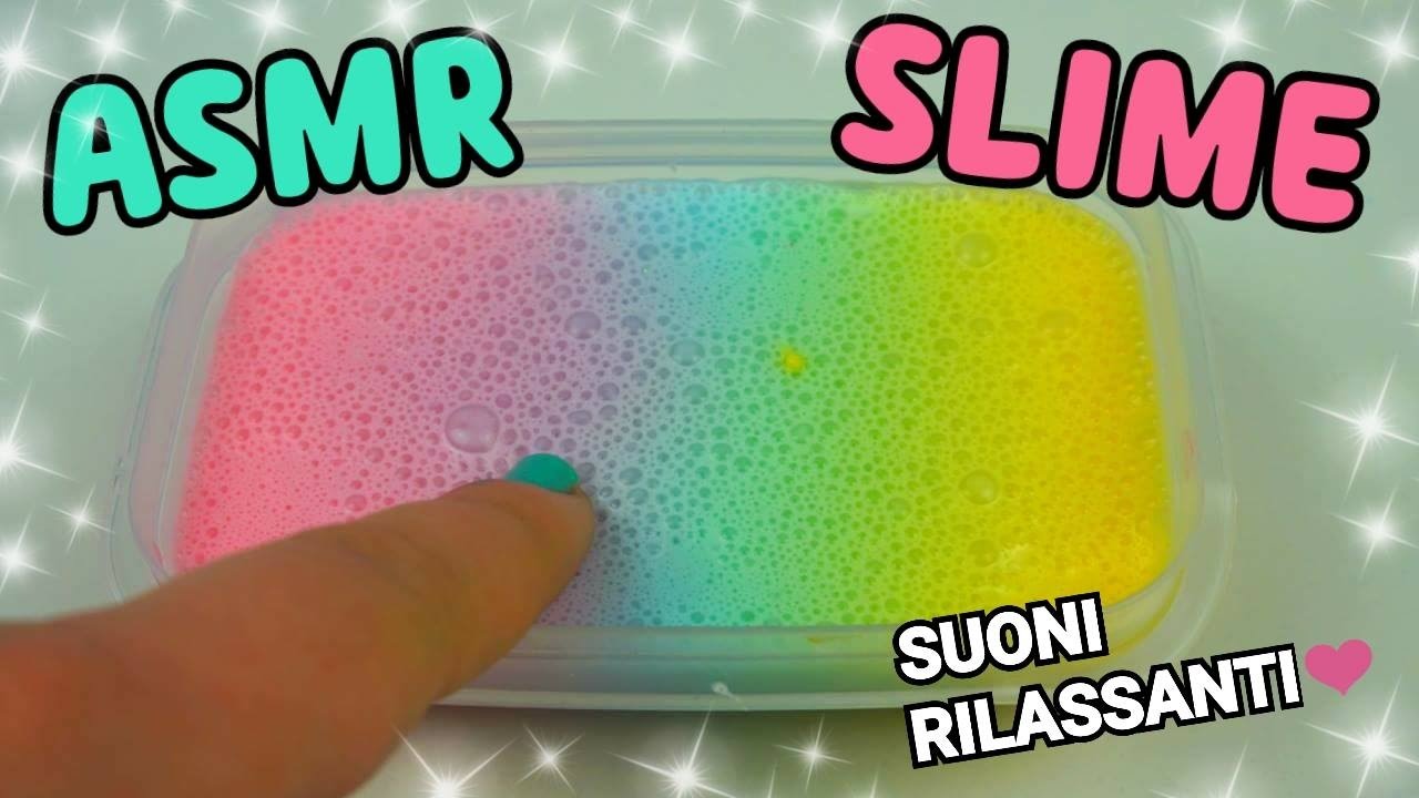 SLIME ASMR! SUONI SLIME RILASSANTI! Slime Most Satisfying Sounds || Iolanda Sweets