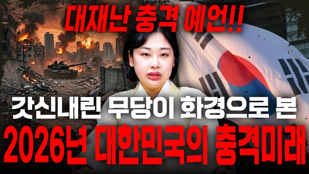 2026년 병오년 충격적인 대한민국 국운예언🚨엄청난 대재난이 찾아온다?! 갓신내림 받은 무당이 바라본 충격적인 대한민국의 미래.. 경악!! / 2026년 병오년 국운예언