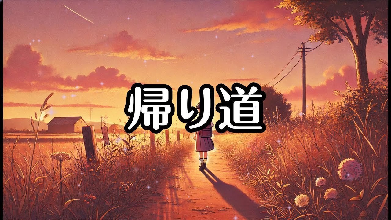 ３年生【帰り道】　歌詞あり　教科書掲載