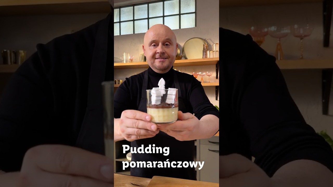 Idealny pudding pomarańczowy 🍊🍫 #kuchnialidla #pawełmałecki #pudding
