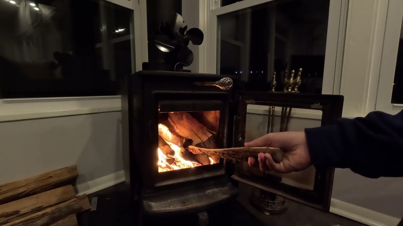 getting a Friday night fire started (AKA GoPro test vid)