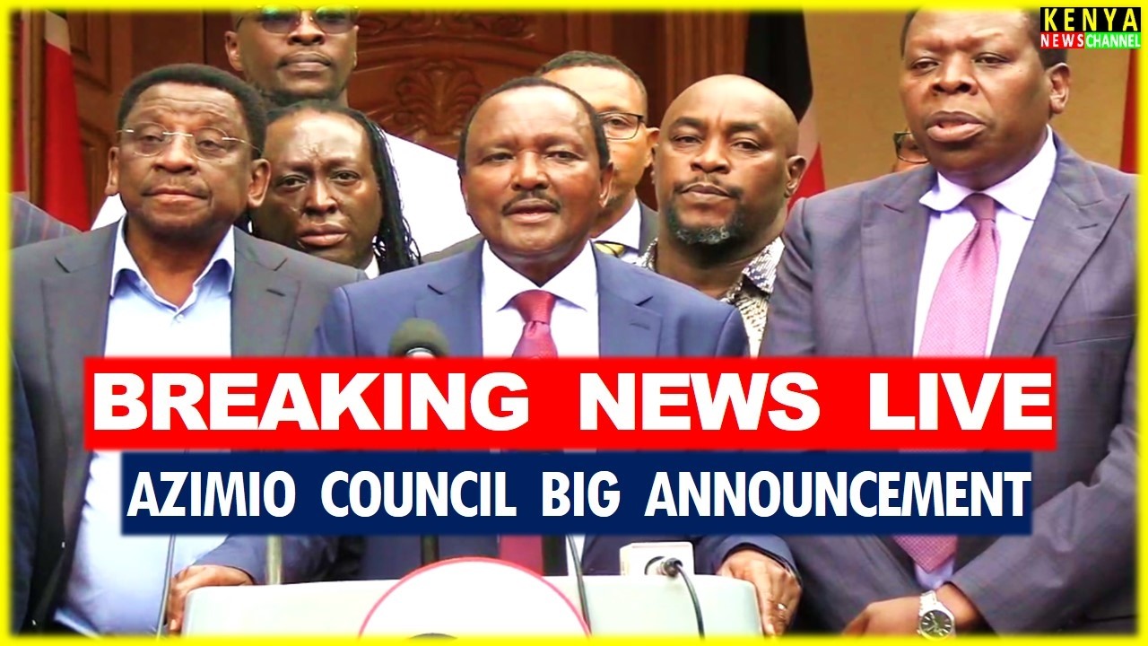 LIVE - Azimio Council Addressing the Nation on Uhuru Kenyatta vs Ruto and 2027 Elections