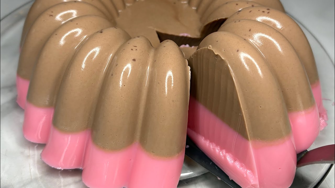 GELATINA DE NUTELLA Y FRESA 