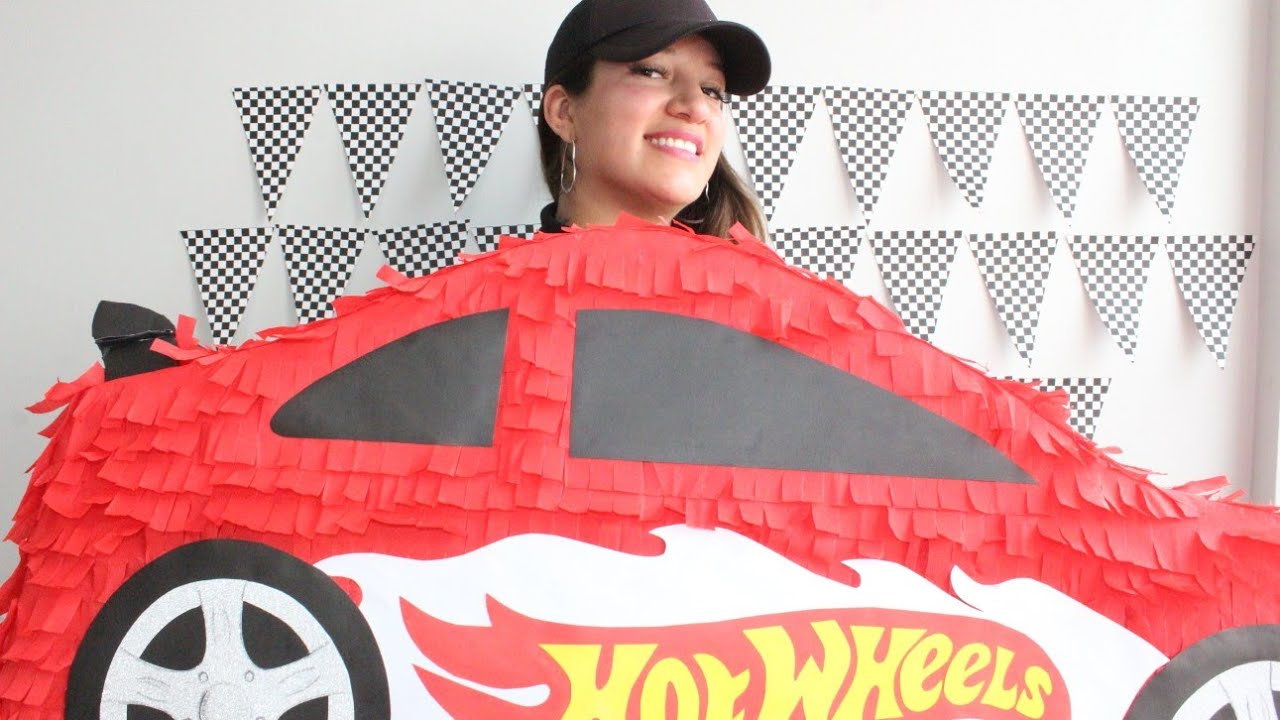 Cómo hacer Piñata Carro Hotwheels Paso a paso
