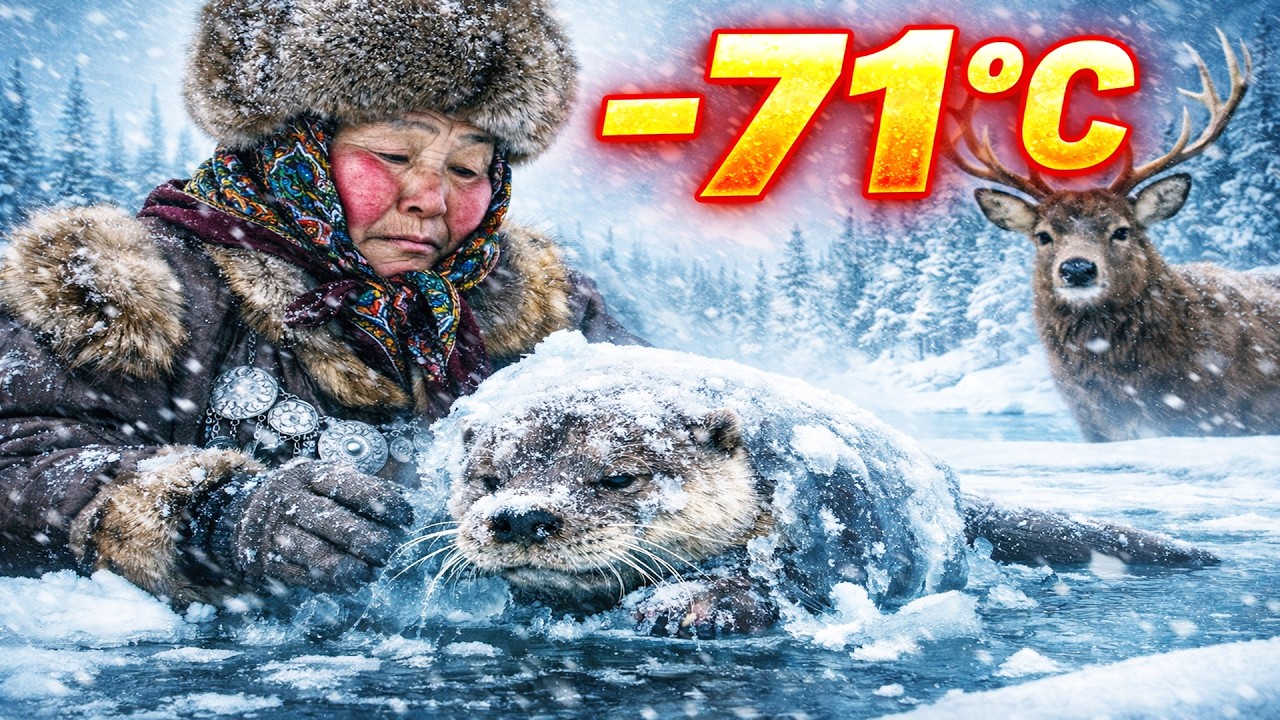A Deer Led Her to a Frozen Otter at –71°C | Incredible Rescue in Yakutia’s Deadly Winter