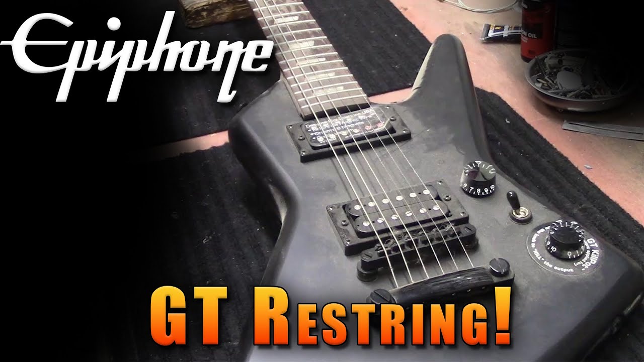 One Dusty Epiphone GT Restring!