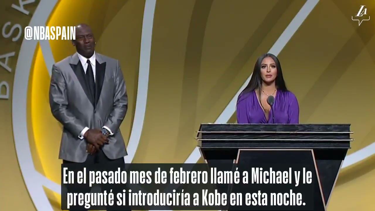 Discurso de Vanessa Bryant en castellano | Hall of Fame 2020