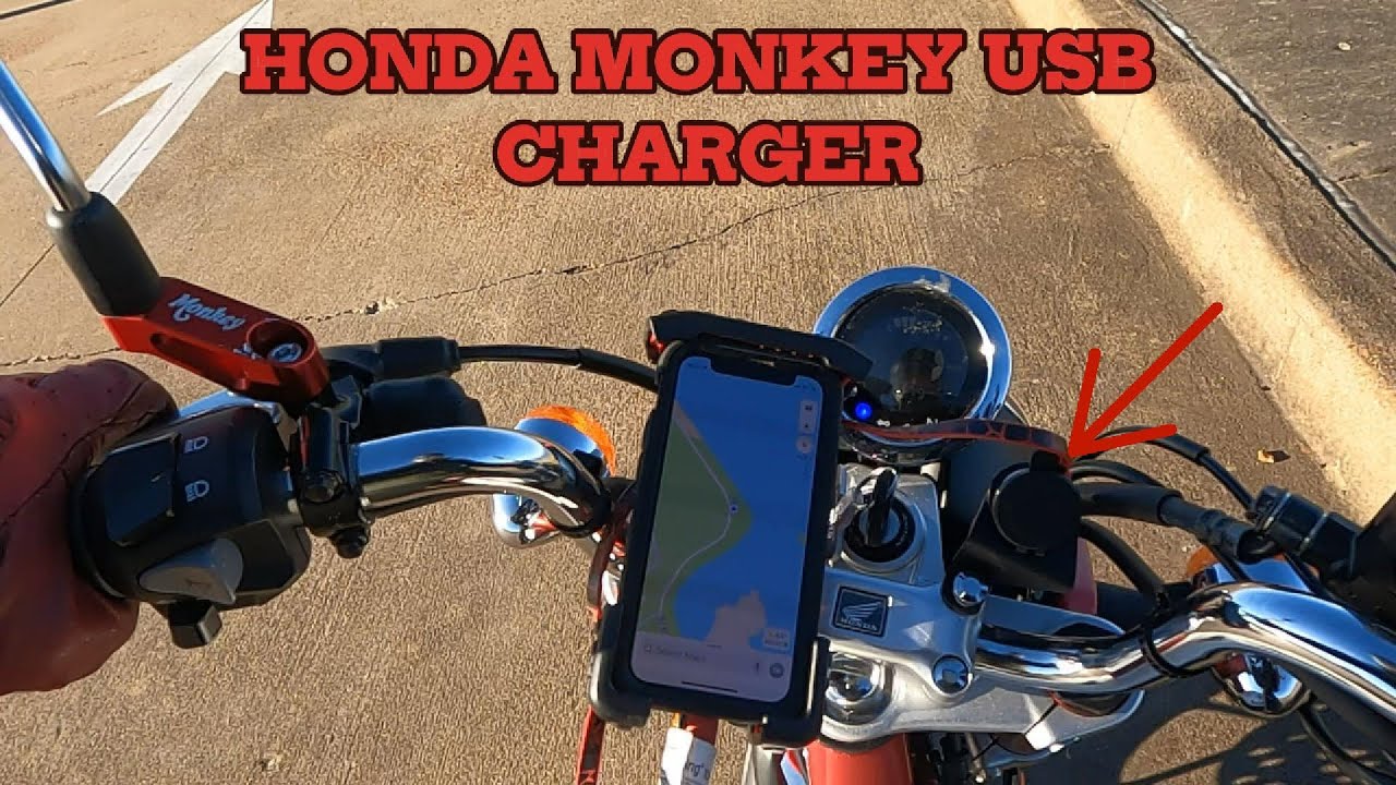 How to install a Phone USB Charger to a Honda Monkey